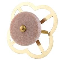 Baby Pink Pink Stone Flat Dresser Knob